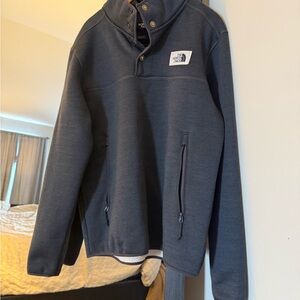 The North Face Charcoal Gray Fleece Jacket